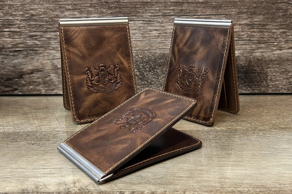 『Hollywood Wallet BROWN』 Luxury Car Leather Wallet – Unshattered