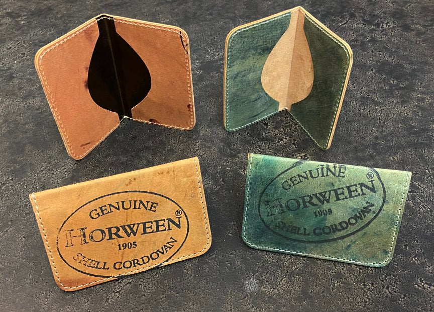 Card Wallet -Premium Horween Reverse DOUBLE Shell Cordovan