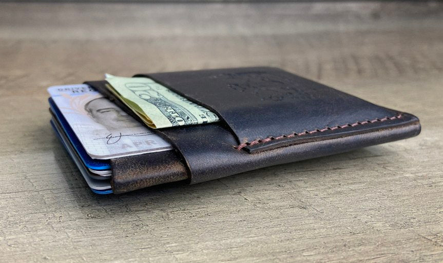 LWCW - Leather Wrap Wallet in Premium Horween Dublin - Mitchell Leather