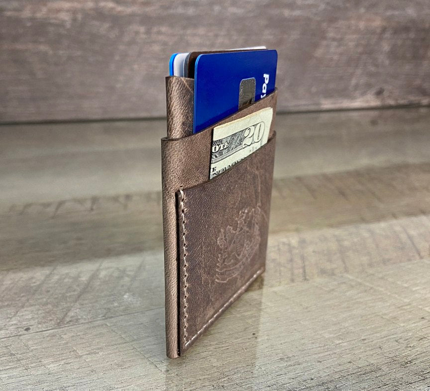 LWCW - Leather Wrap Wallet in Premium Horween Dublin – Mitchell Leather